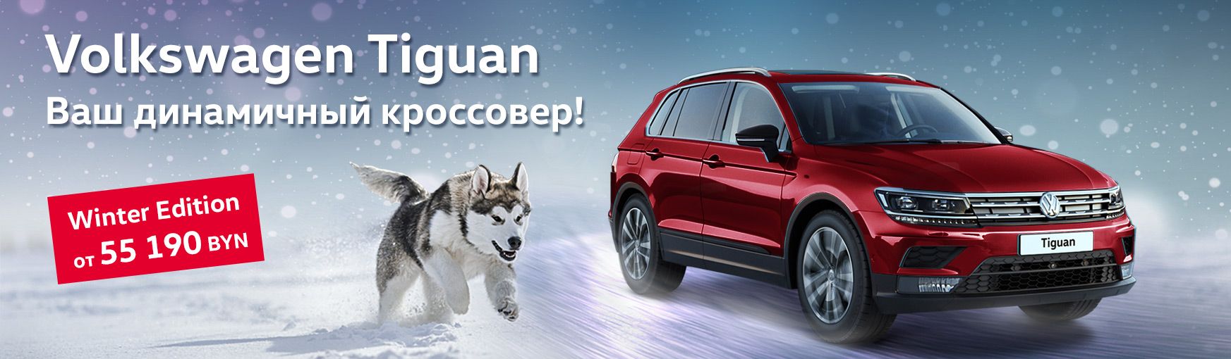 Tiguan Winter Edition – то, что нужно для комфортной зимы! - специальные предложения на новый Volkswagen Tiguan от официального дилера в Минске