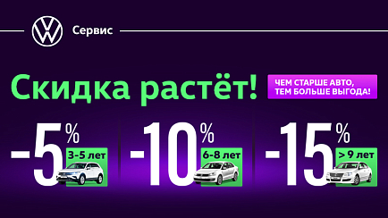 Скидка от возраста